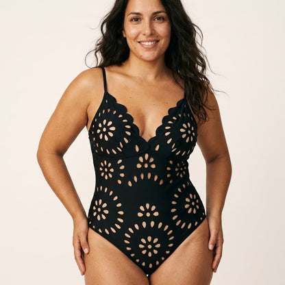 Costume Intrecciato con Gonna Maxi | AZIVRA