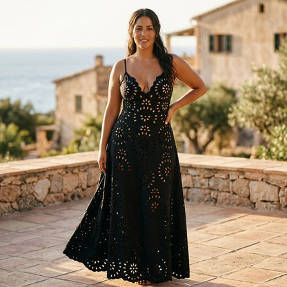 Costume Intrecciato con Gonna Maxi | AZIVRA