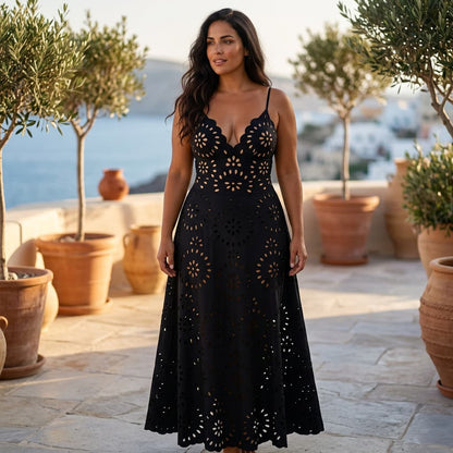Costume Intrecciato con Gonna Maxi | AZIVRA