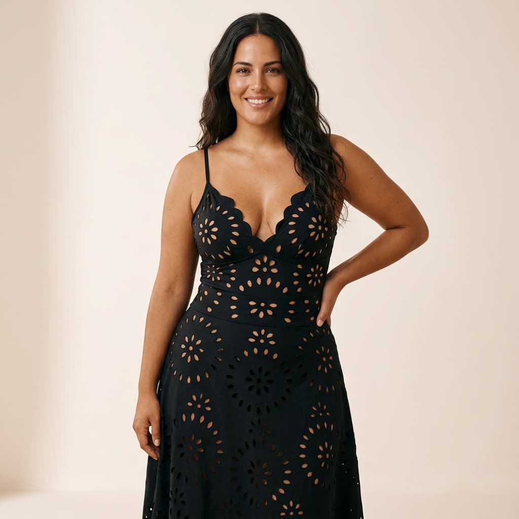 Costume Intrecciato con Gonna Maxi | AZIVRA