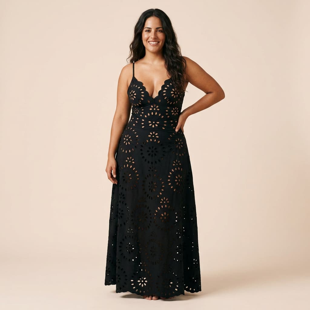 Costume Intrecciato con Gonna Maxi | AZIVRA