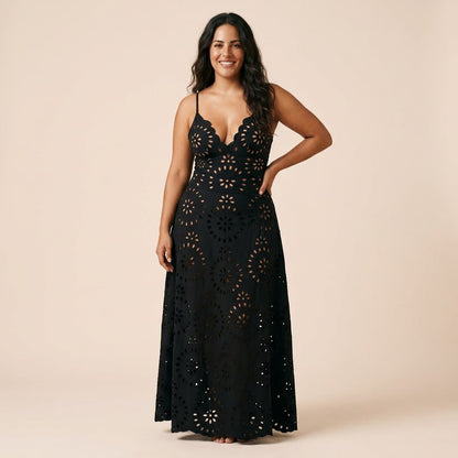 Costume Intrecciato con Gonna Maxi | AZIVRA