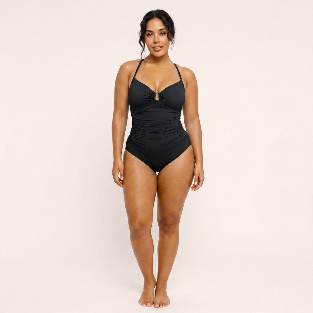 Costume Modellante con Scollo ad Anello | AZIVRA