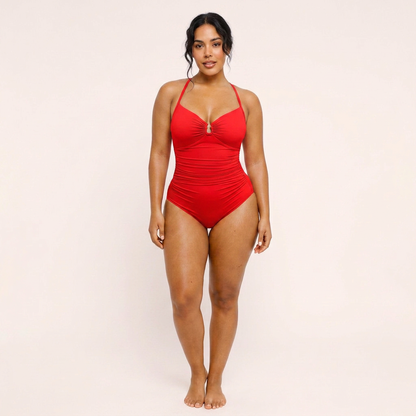 Costume Modellante con Scollo ad Anello | AZIVRA