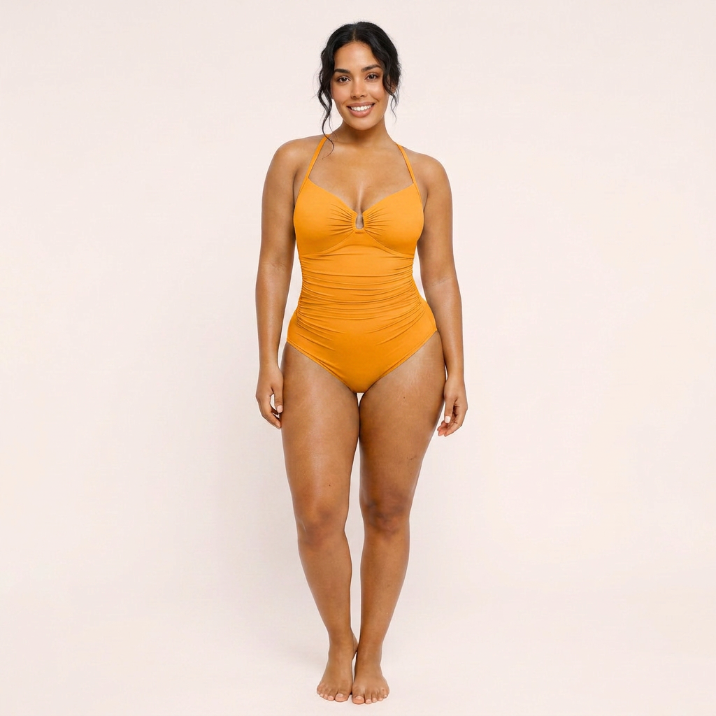 Costume Modellante con Scollo ad Anello | AZIVRA