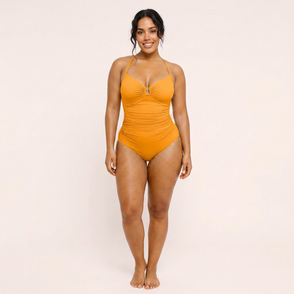Costume Modellante con Scollo ad Anello | AZIVRA