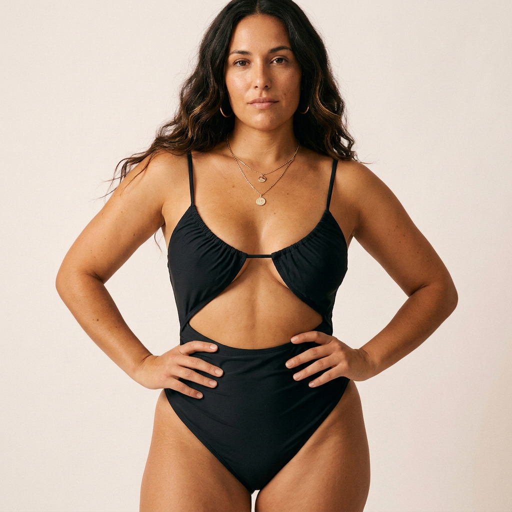 Bañador Moldeador Escote Cut-Out | AZIVRA