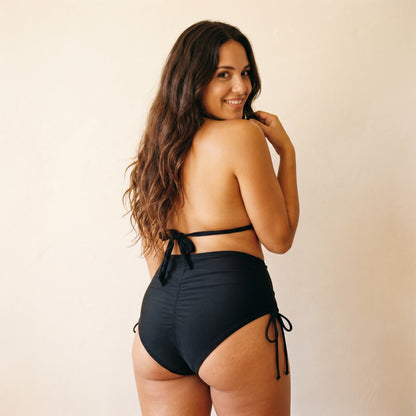 Bikini Halter Cruzado Talle Alto | AZIVRA