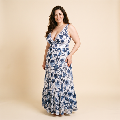 Conjunto Bañador y Falda Floral | AZIVRA