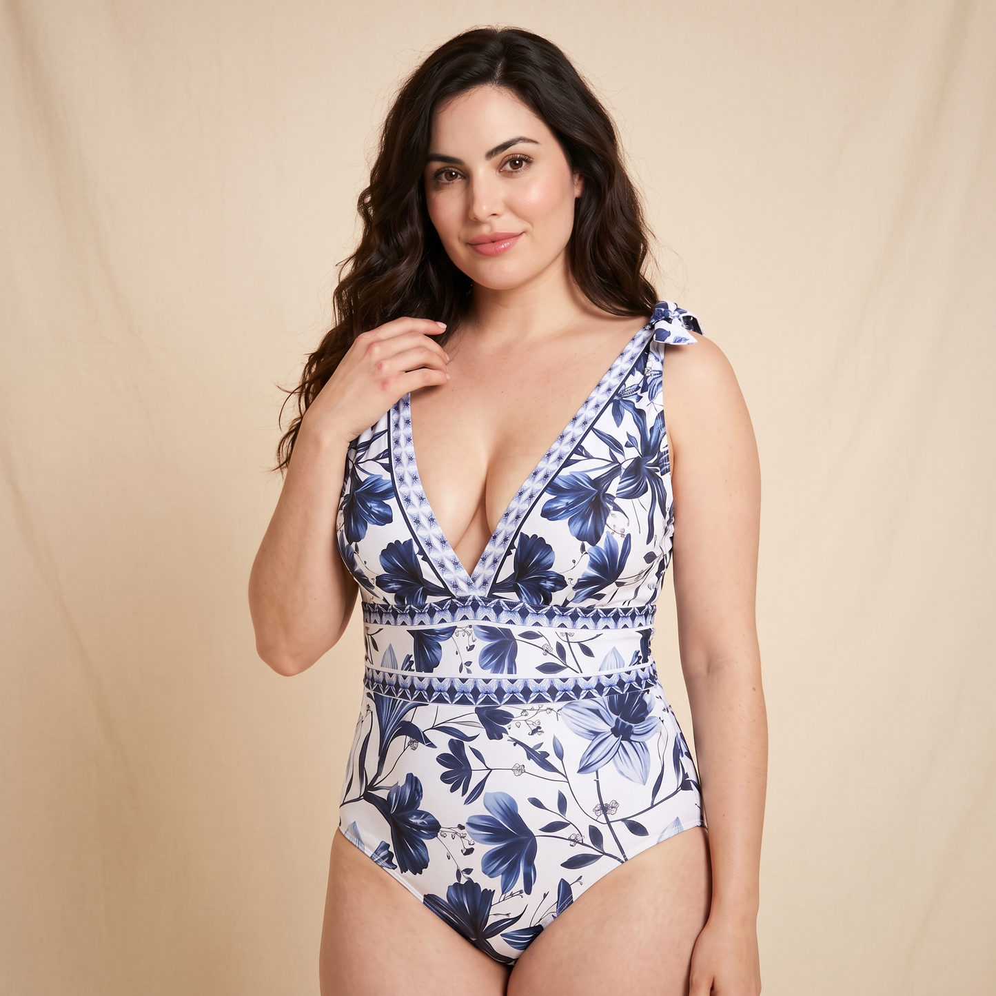 Conjunto Bañador y Falda Floral | AZIVRA