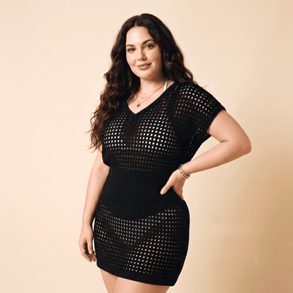 Robe Cover-Up Crochet Boho | AZIVRA