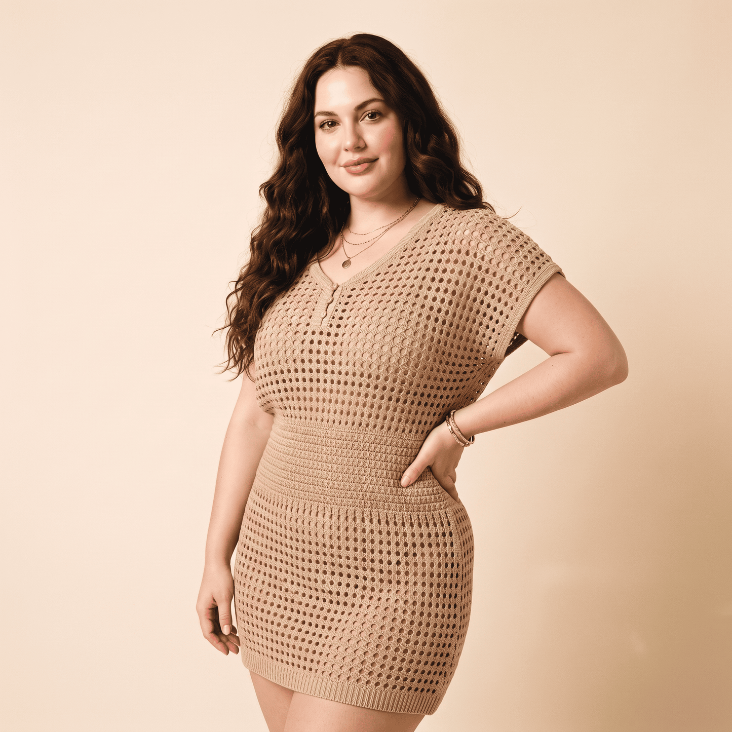 Robe Cover-Up Crochet Boho | AZIVRA