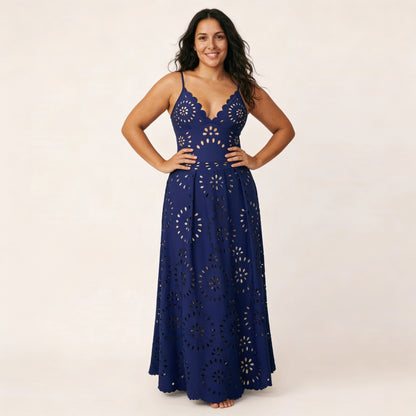 Costume Intrecciato con Gonna Maxi | AZIVRA