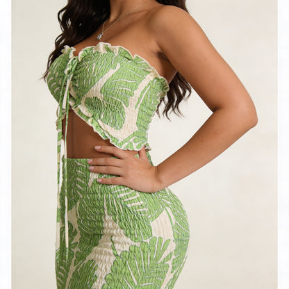 Completo Tropicale Blu Maxi | AZIVRA